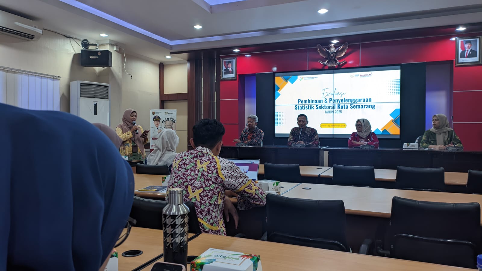 Evaluasi Pembinaan dan Penyelenggaraan Statistik Sektoral Kota Semarang Tahun 2025 Digelar di Diskominfo